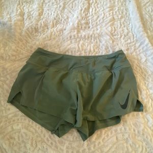 Nike Army green shorts